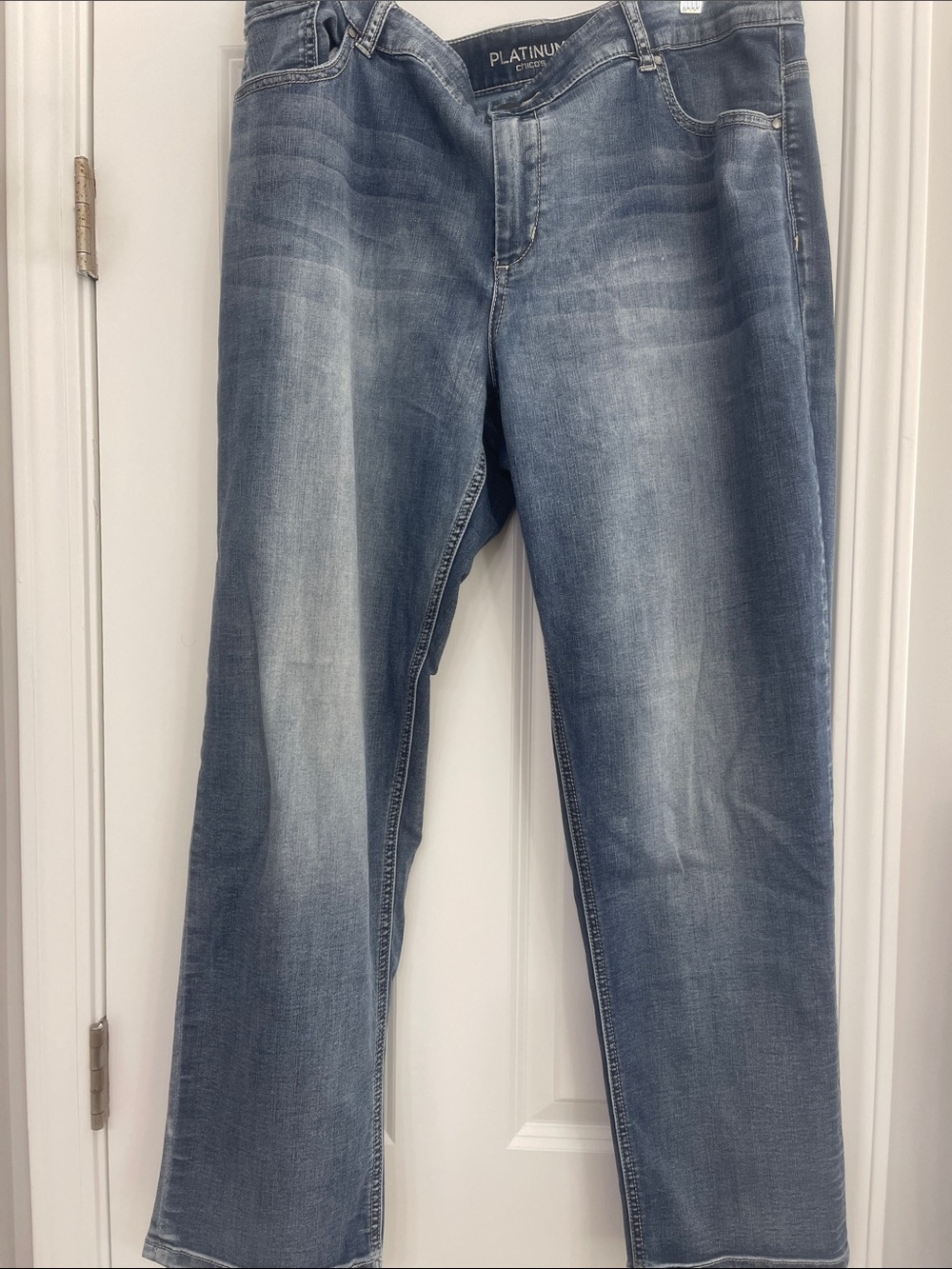 Chico's Platinum Light Blue Wash Jeans